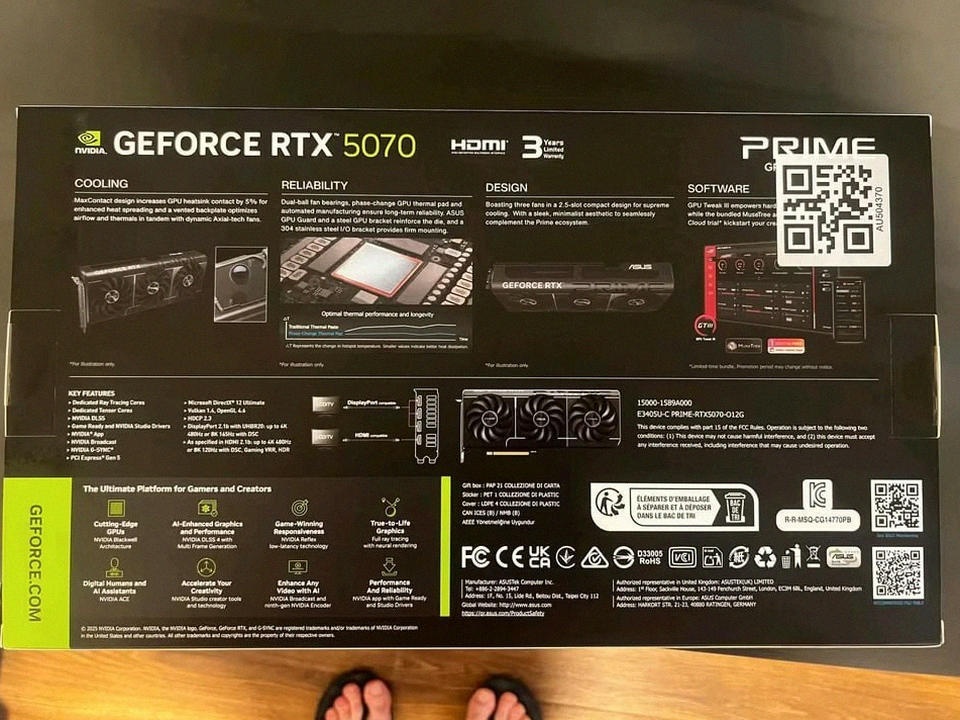 ASUS Prime GeForce RTX 5070 OC - 5