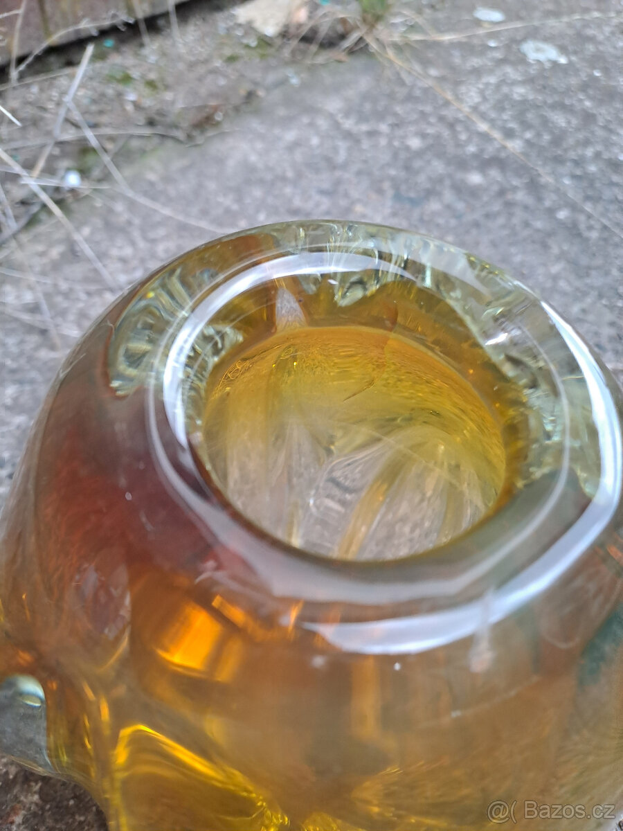 Váza hutni sklo - 5