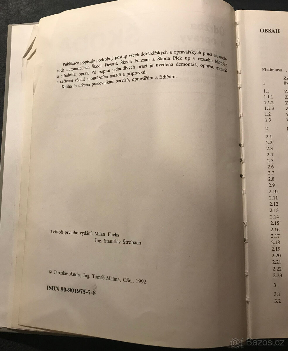 škoda favorit forman knihy příručky návody - 5
