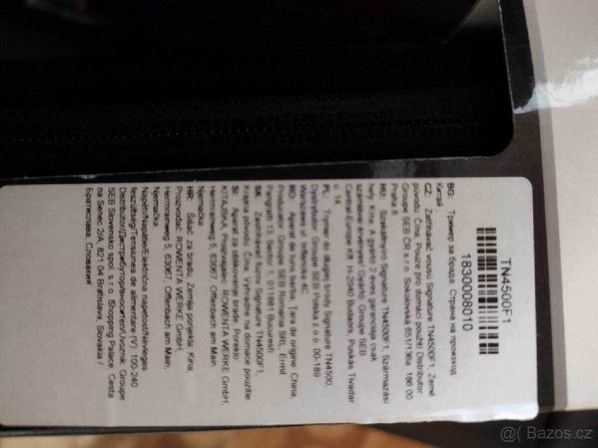 Zastřihovač vousů Rowenta Signature TN4500F1 - 5