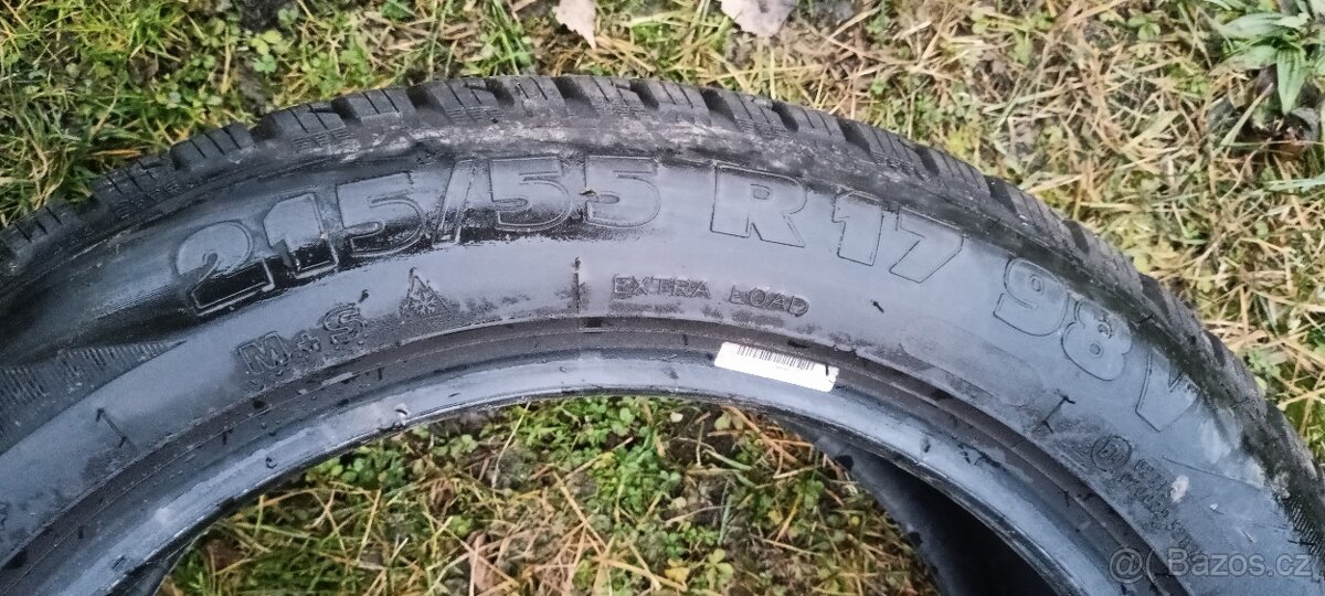 ZIMNÍ PNEU 215/55/17 - CENA ZA 2 KUSY - 5