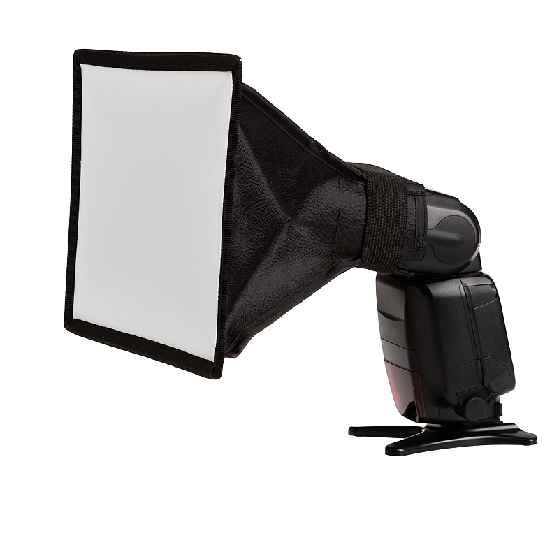 Mini softbox na externí blesk 16x22cm + příslušenství - 5