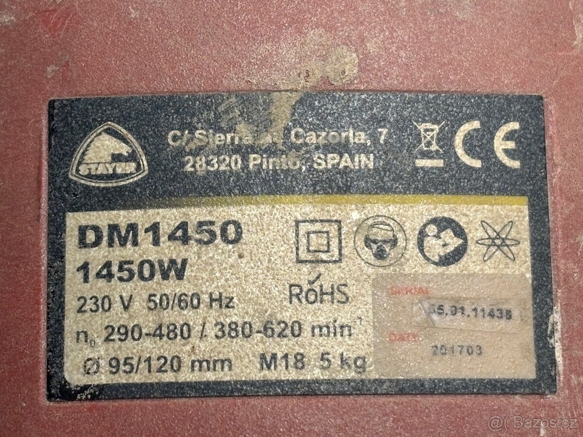 Stavební míchadlo Stayer DM1450 1450W - 5