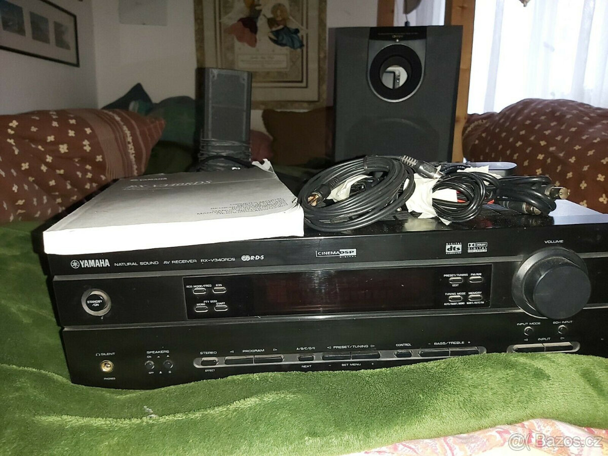 Yamaha RX-V340 RDS AV Receiver, DO, návod, kabeláž - 5