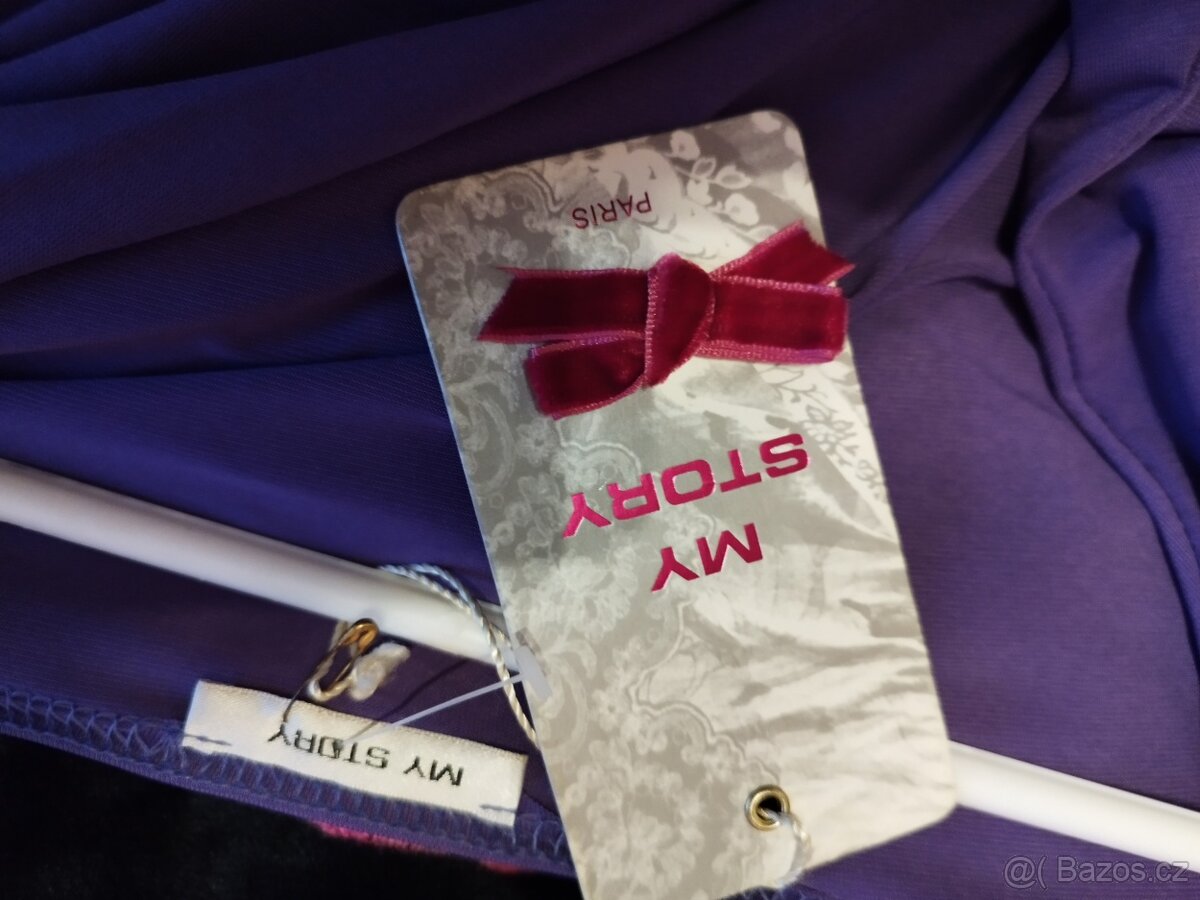 Prodám luxus.dams.šaty z.My Story/Paris v 40/42 PC 2199,-kč - 5