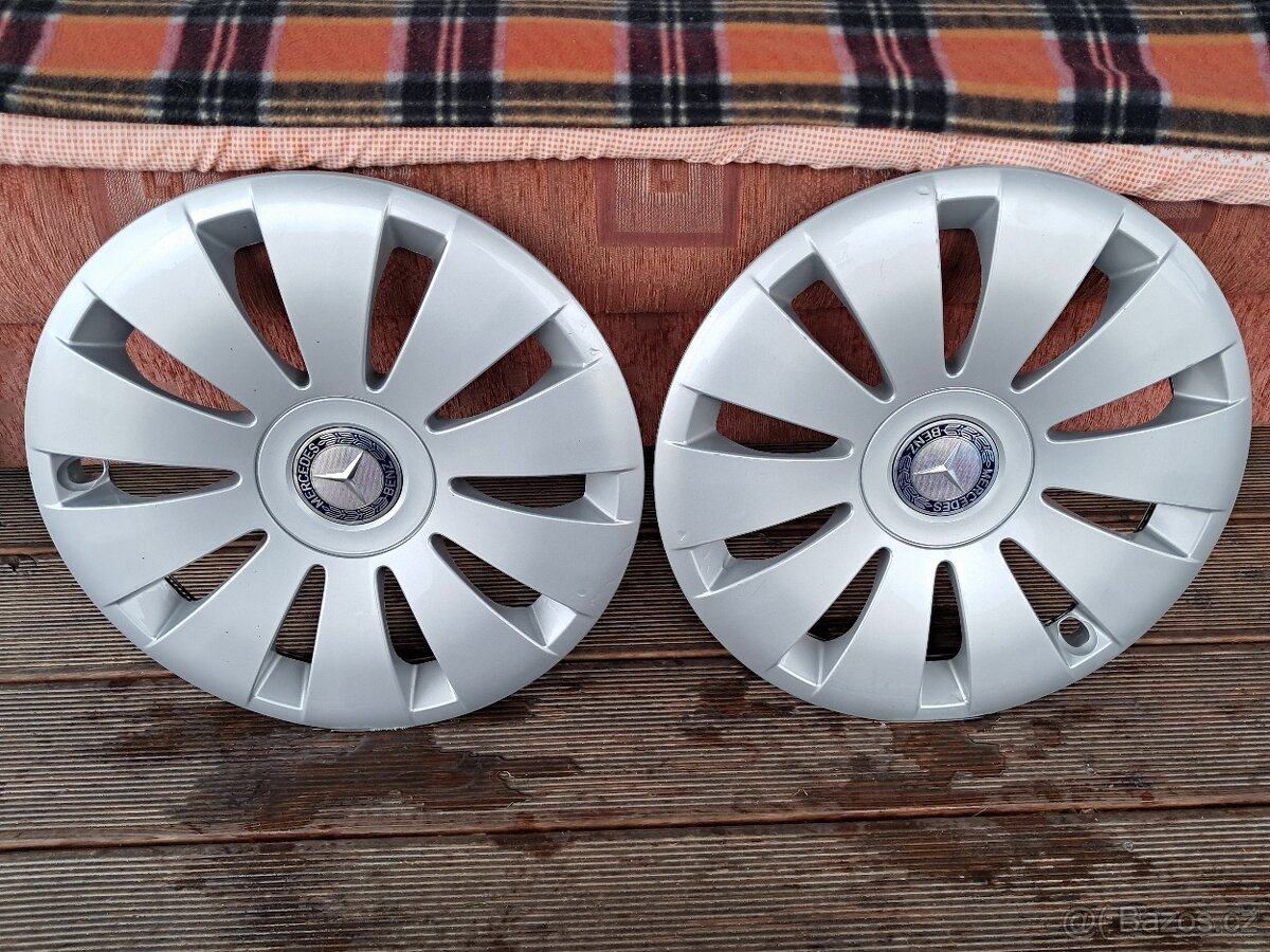 ORIG. POKLICE MERCEDES 15", POUZE 2 KS, Č. A2464010024 - 5