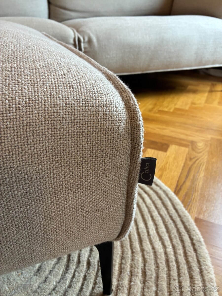 Sedačka / pohovka / gauč s podnožkou Catra home - 5