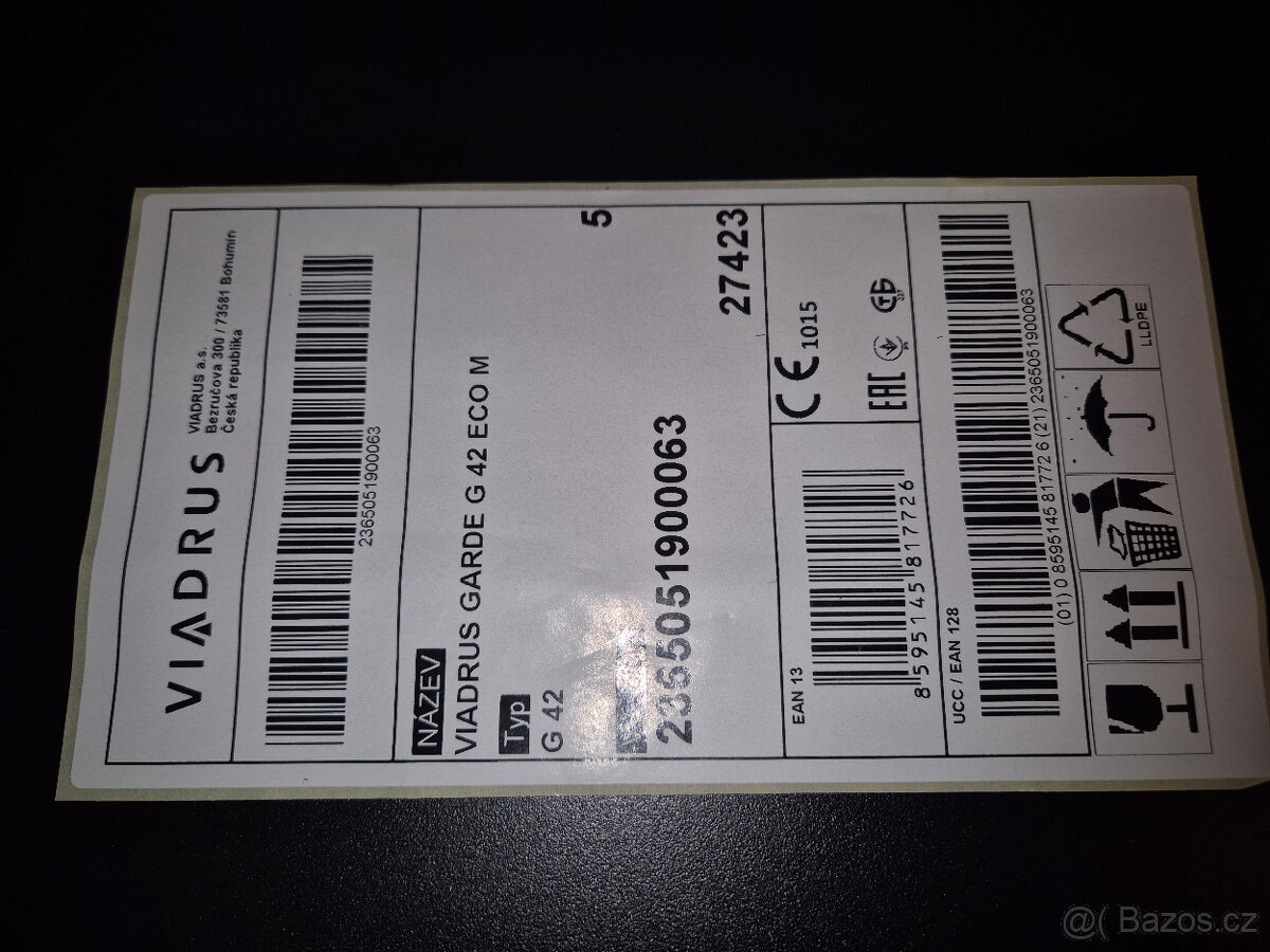 plynový kotel Viadrus Garde G42 Eco M - 5