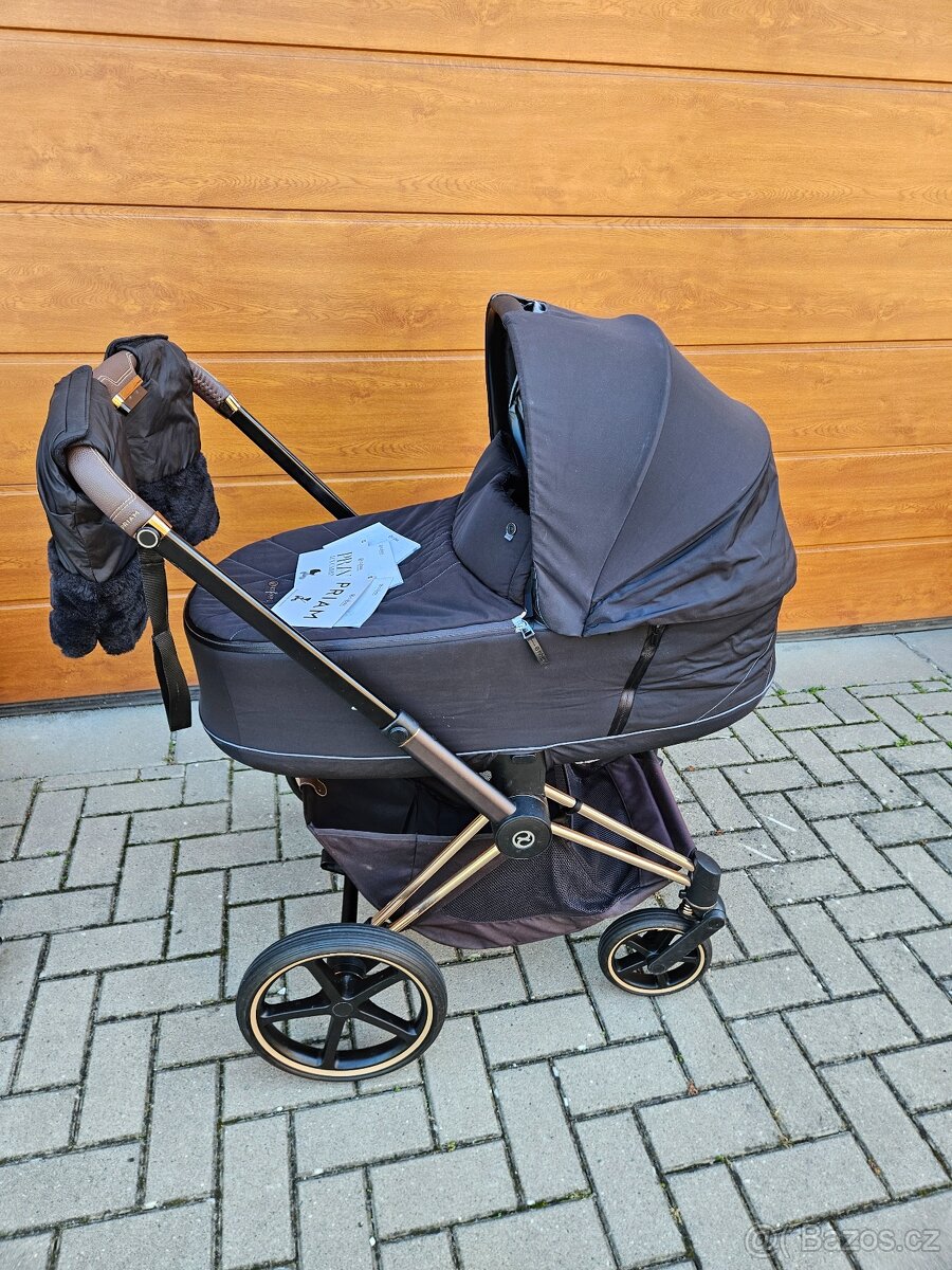Cybex Priam / RoseGold / Simply Flowers / Lux Deep Black - 5