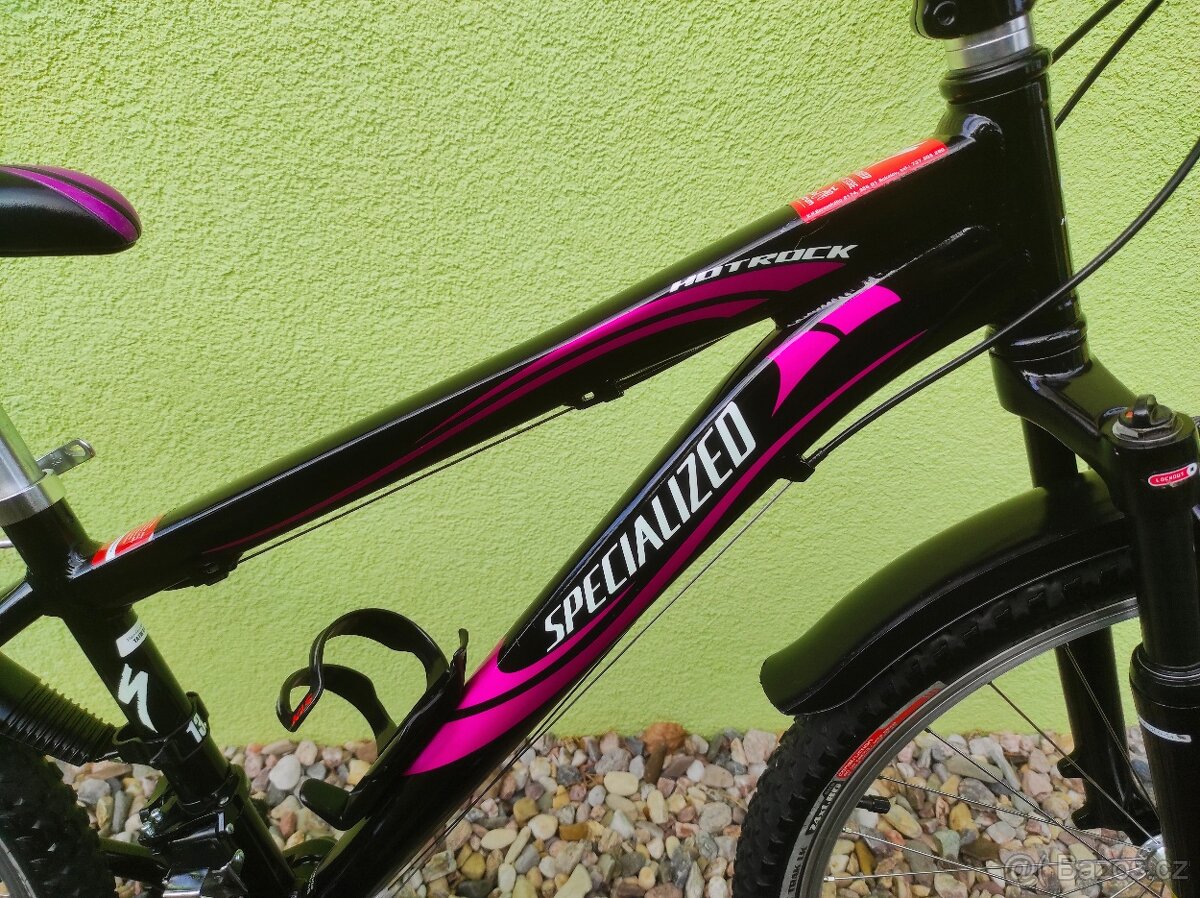 Značkové dětské kolo SPECIALIZED 24" (černá/fialová)# - 5