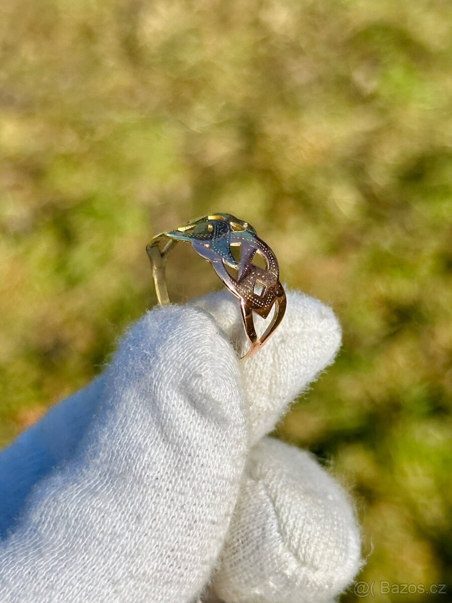 Zlatý prsten 2,12g - 5