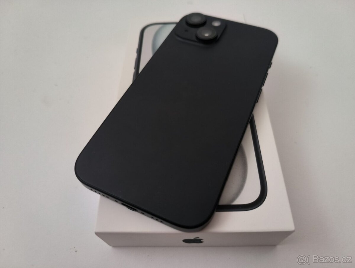 apple iphone 15 128gb Midnight / Batéria 100% - 5