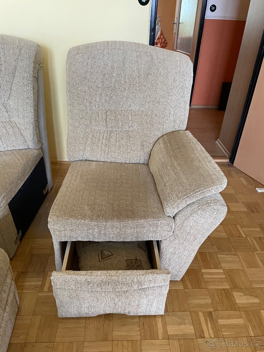 Rozkládací rohová souprava - 5