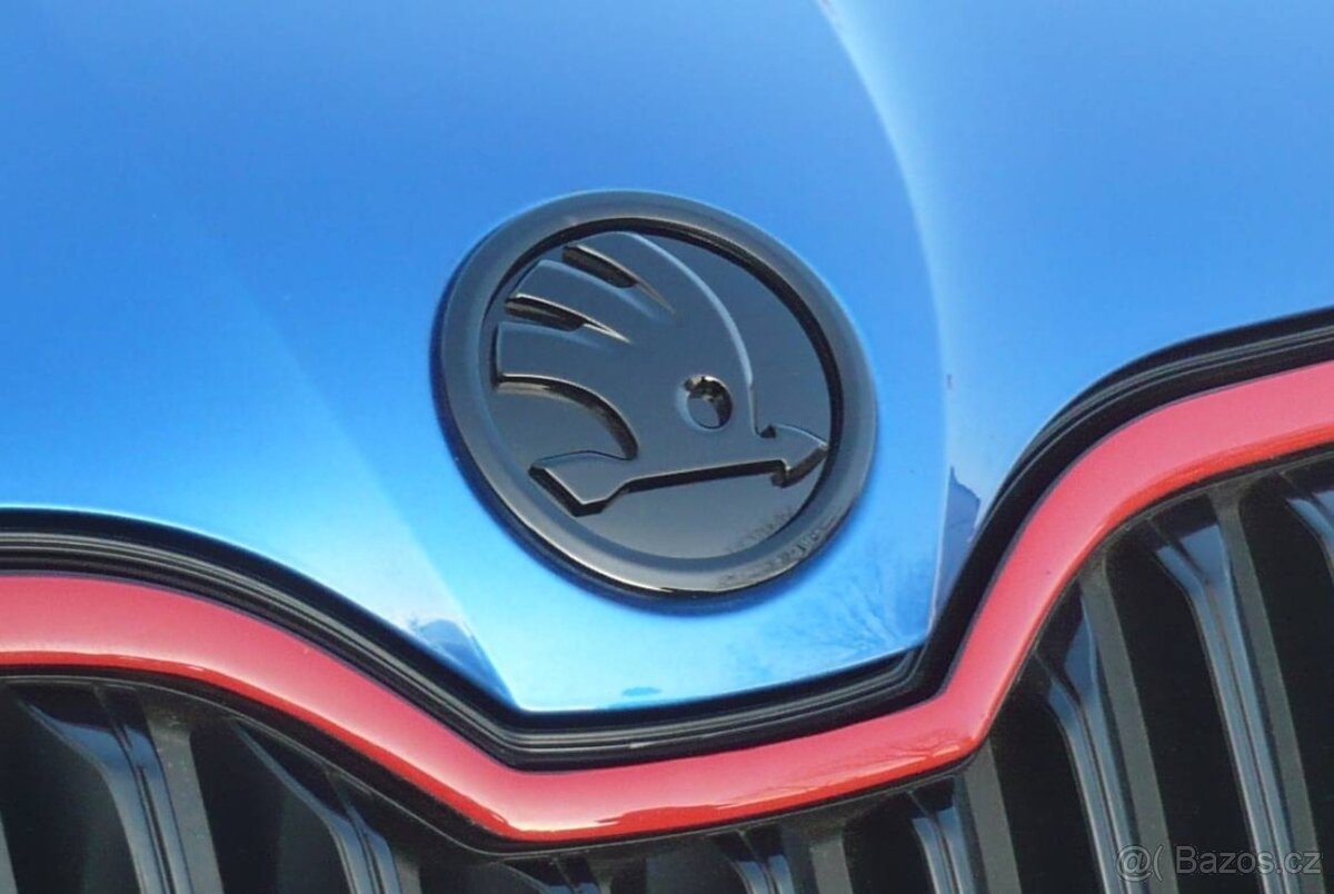 Skoda cerny znak cerne loga emblemy - 5