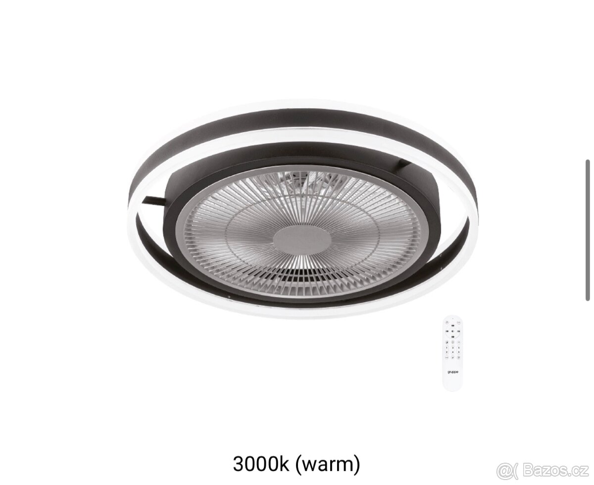 LED Lustr 55w s Ventilatorem 50cm - 5