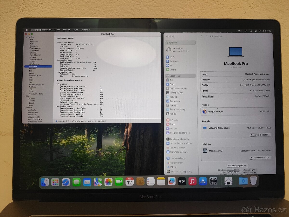 MacBook Pro 15" 2018 | i7 • 16GB • 256GB SSD - 5