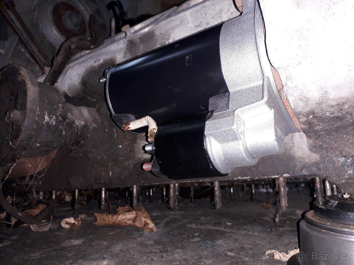 Zástavba starteru s planetovým převodem do vozu Tatra 613 - 5