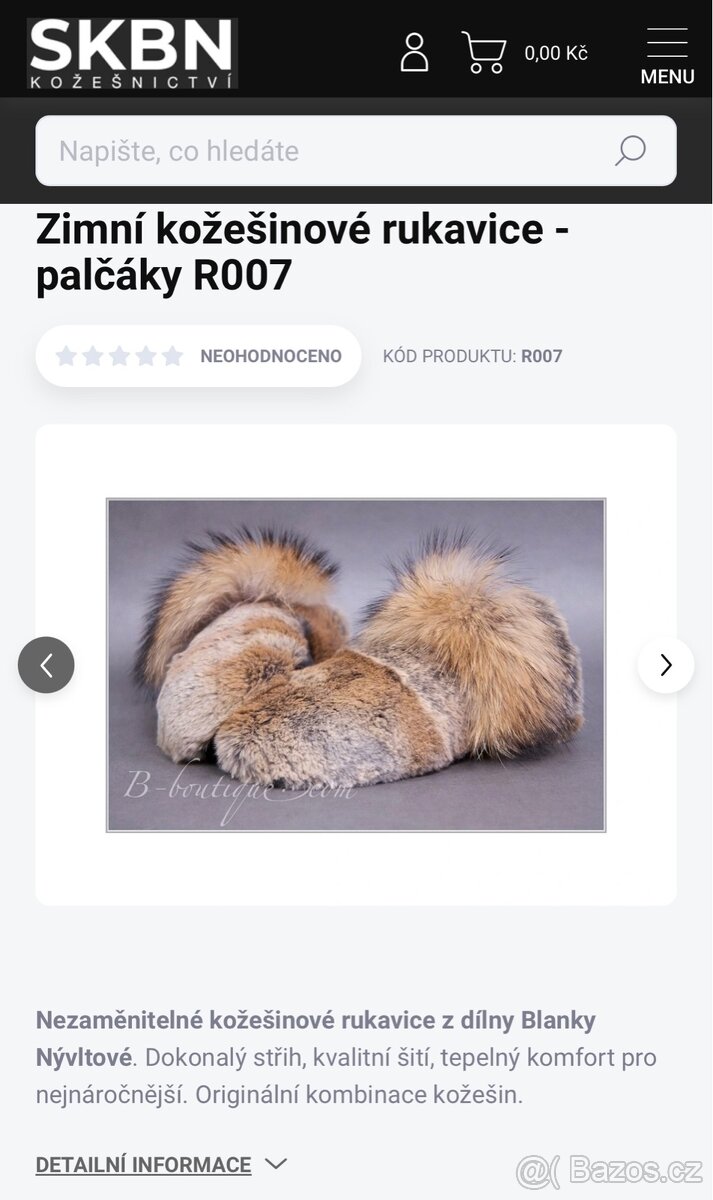 Kožešinové rukavice - 5