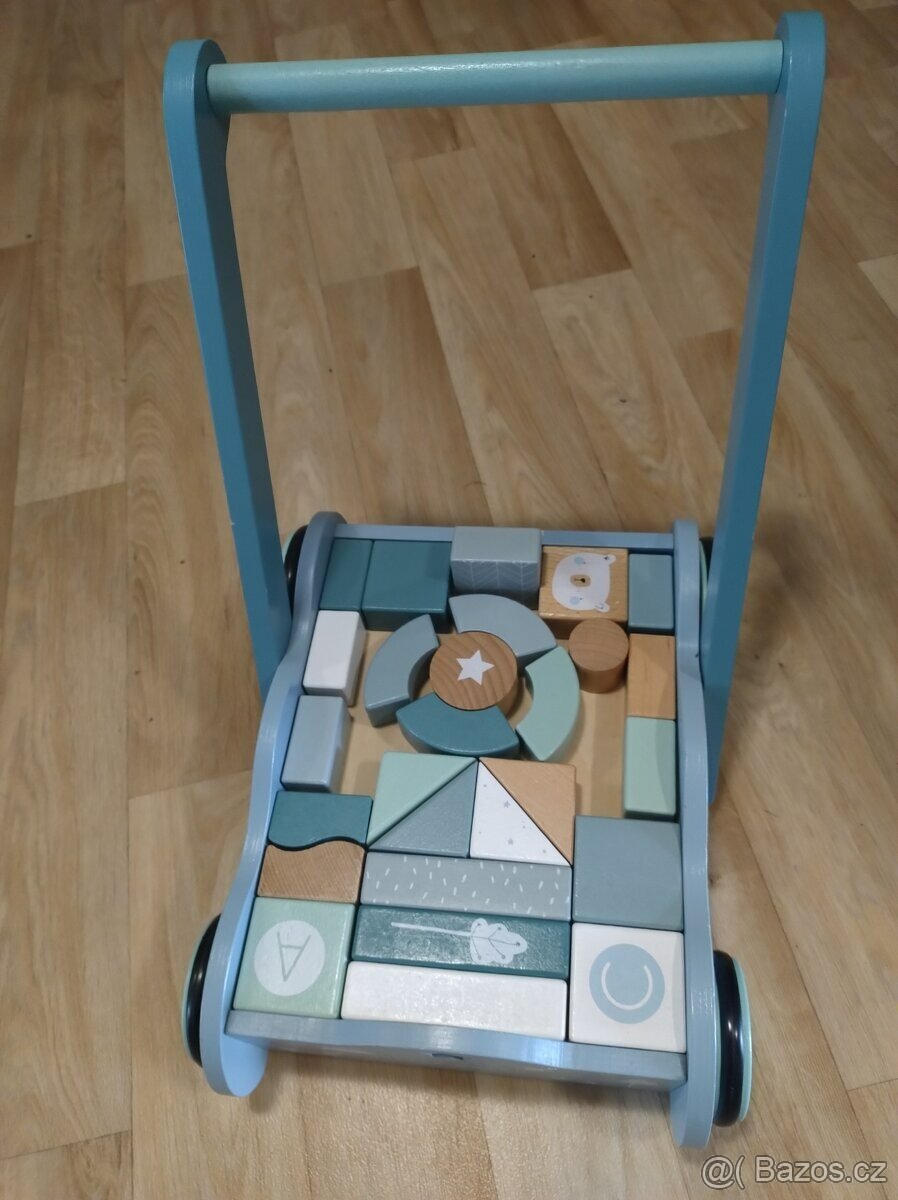 Vozík s kostkami Little Dutch - 5