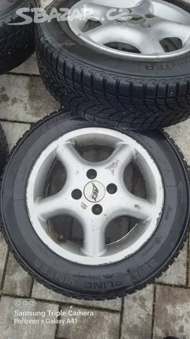 Alu kola a zimní pneu 14" - 5