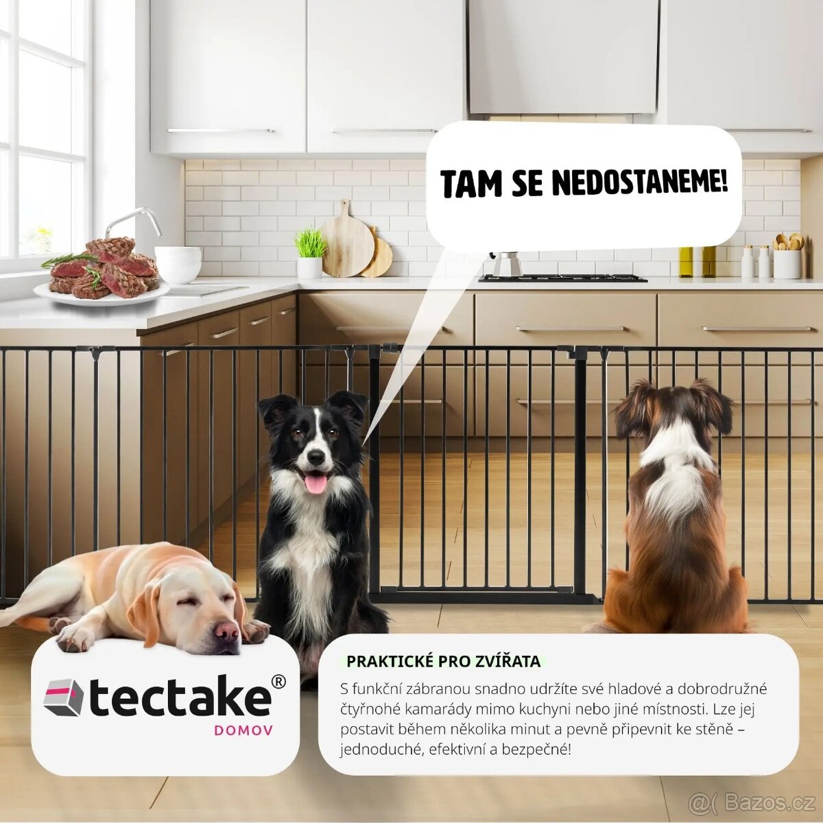 Bezpečnostní zábrana ke krbu, ke schodům Agni - 5