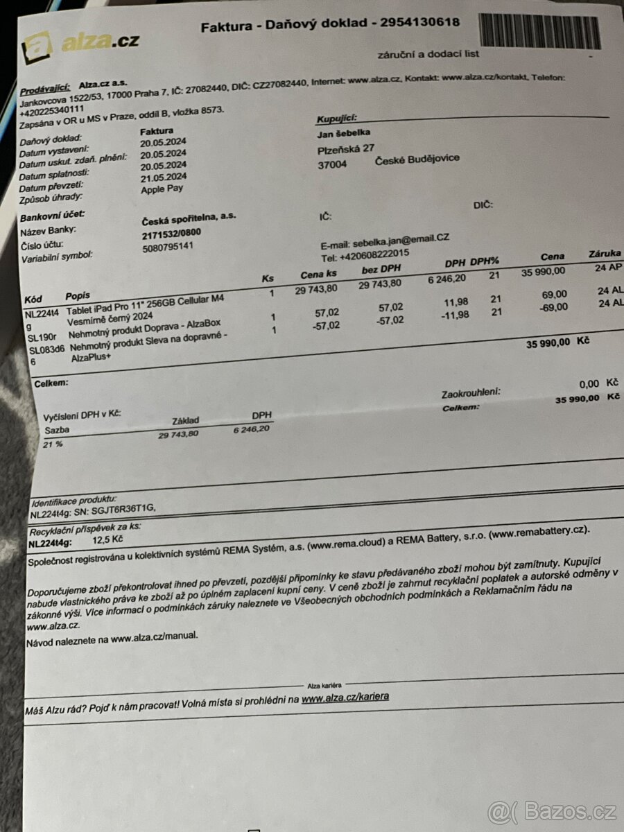 Apple iPad Pro 11(2024) M4 Wi-Fi+cellular 256GB+příslušenstv - 5