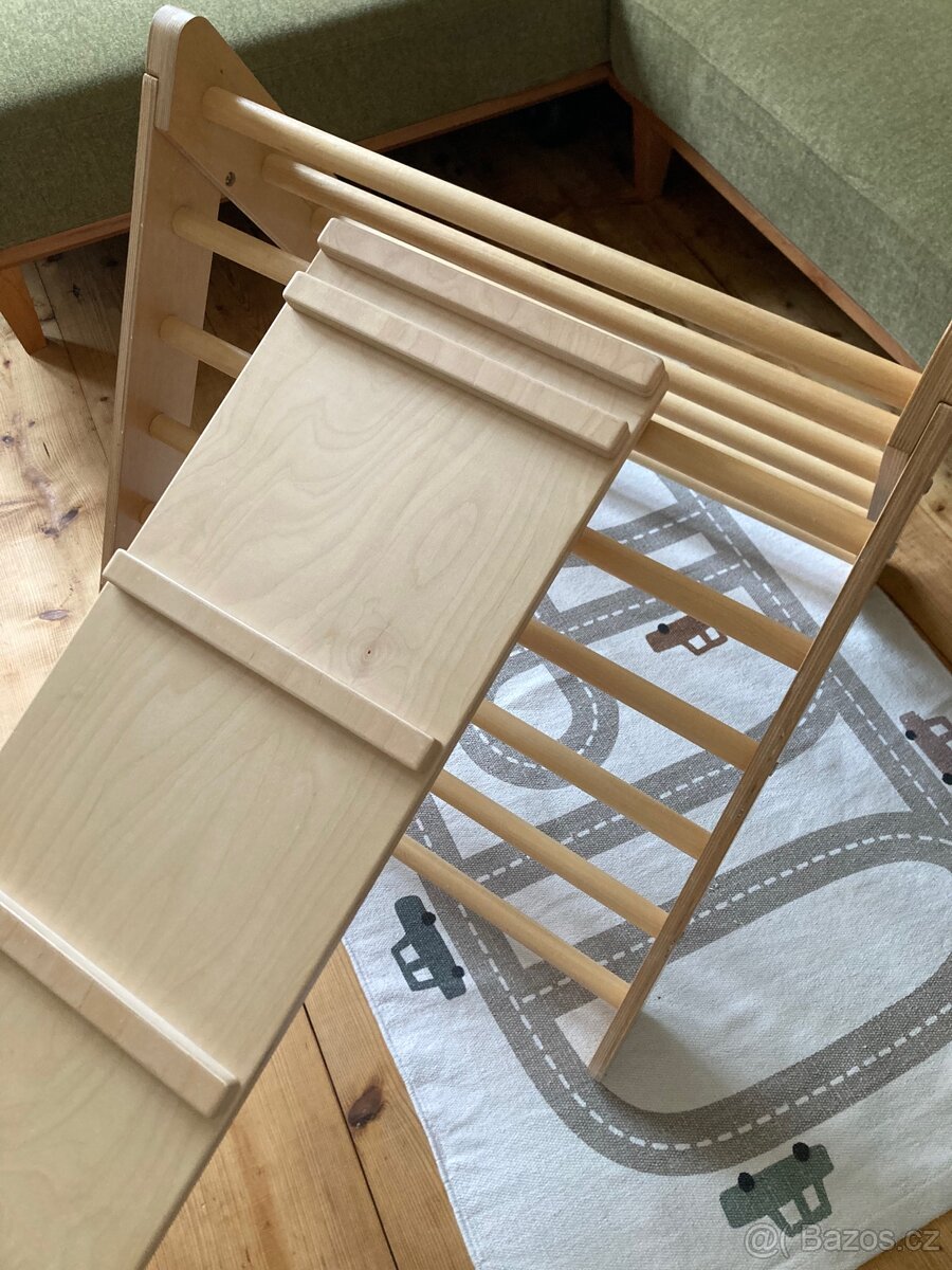 ELIS Design Piklerův trojúhelník + oboustranná skluzavka - 5