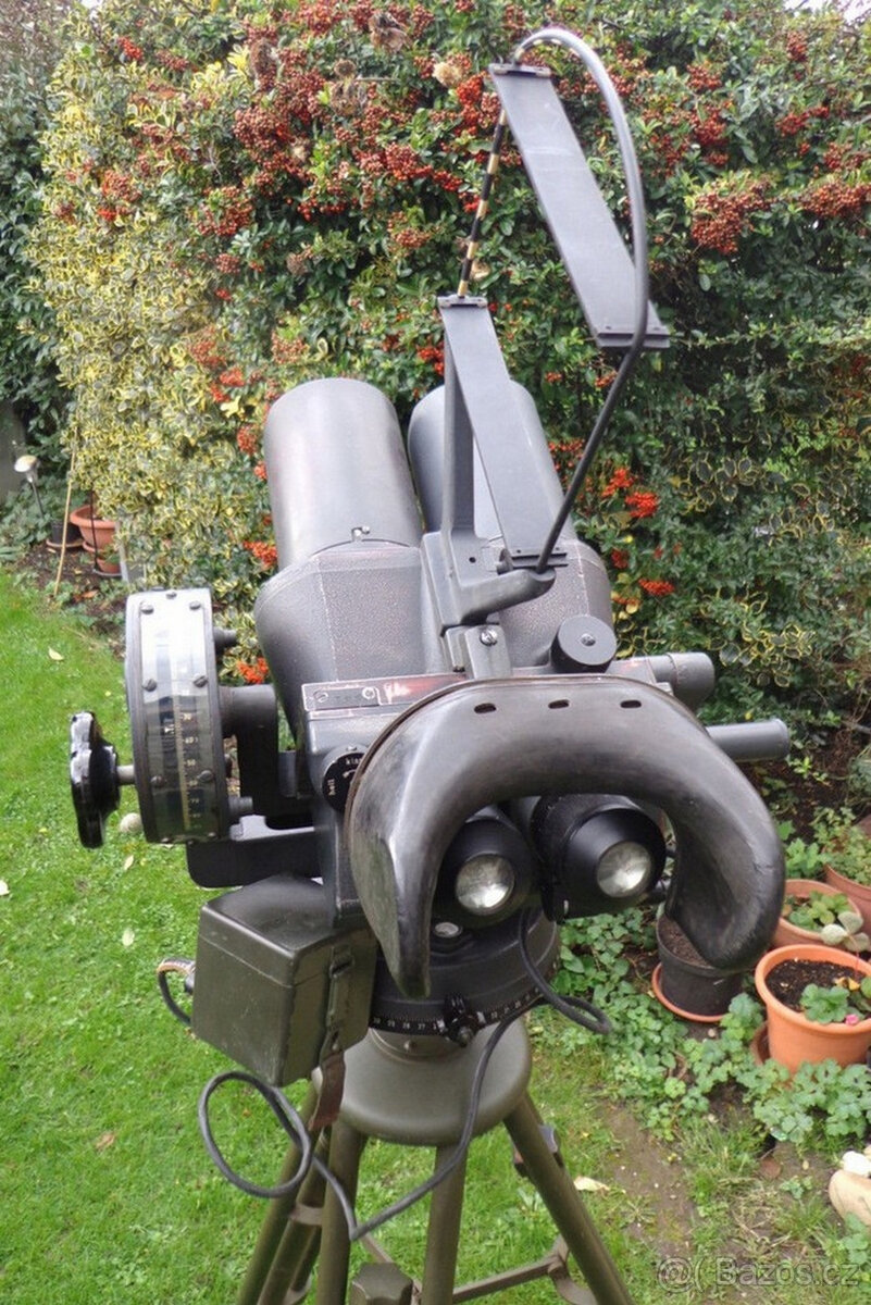 Druhá světová válka, puškohled 10x80 Flak optika cxn, komple - 5