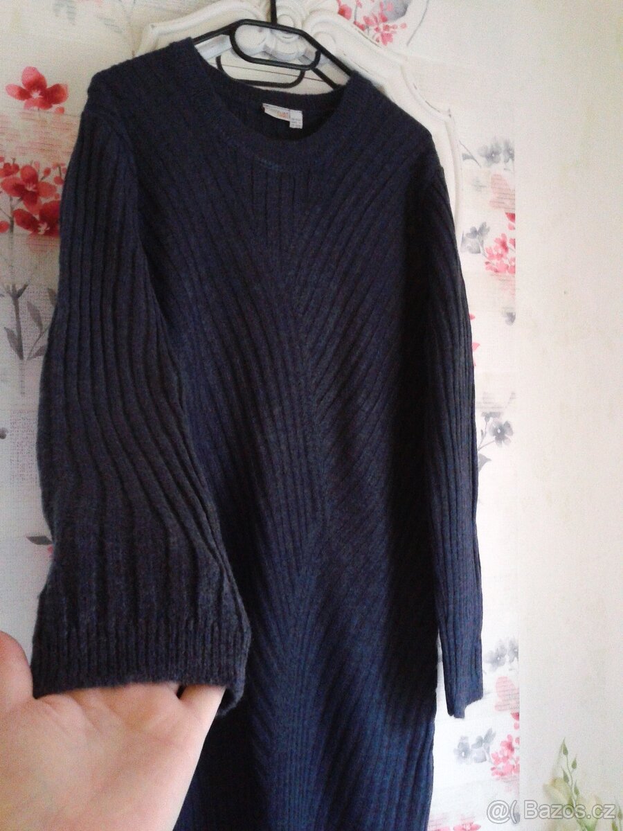 Krásné pletené šaty 40/42 - 5