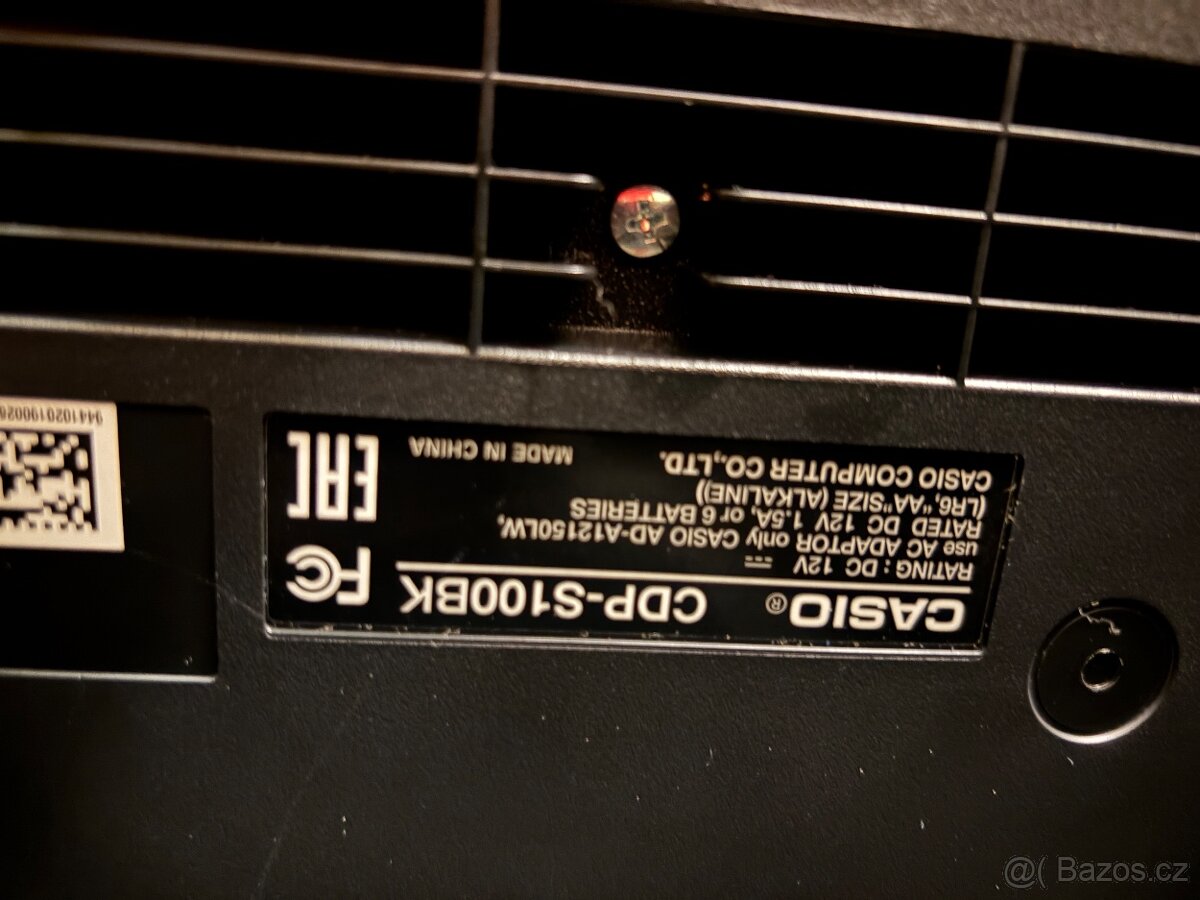 piano CASIO CDP-S100 BK - 5