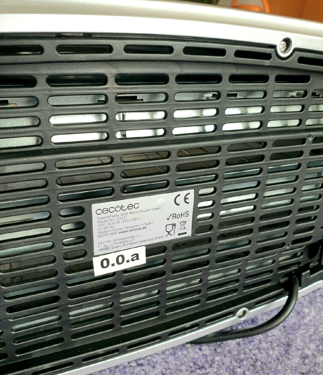 Toustovač Cecotec Retro Double Green - 5