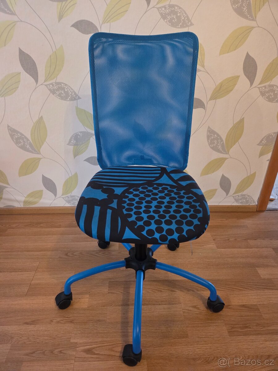 Kancelářská židle modrá - 5