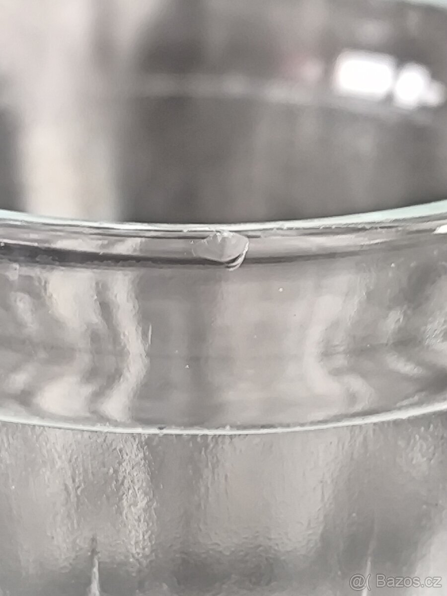 Staré skleničky - grogovky 3ks - 5