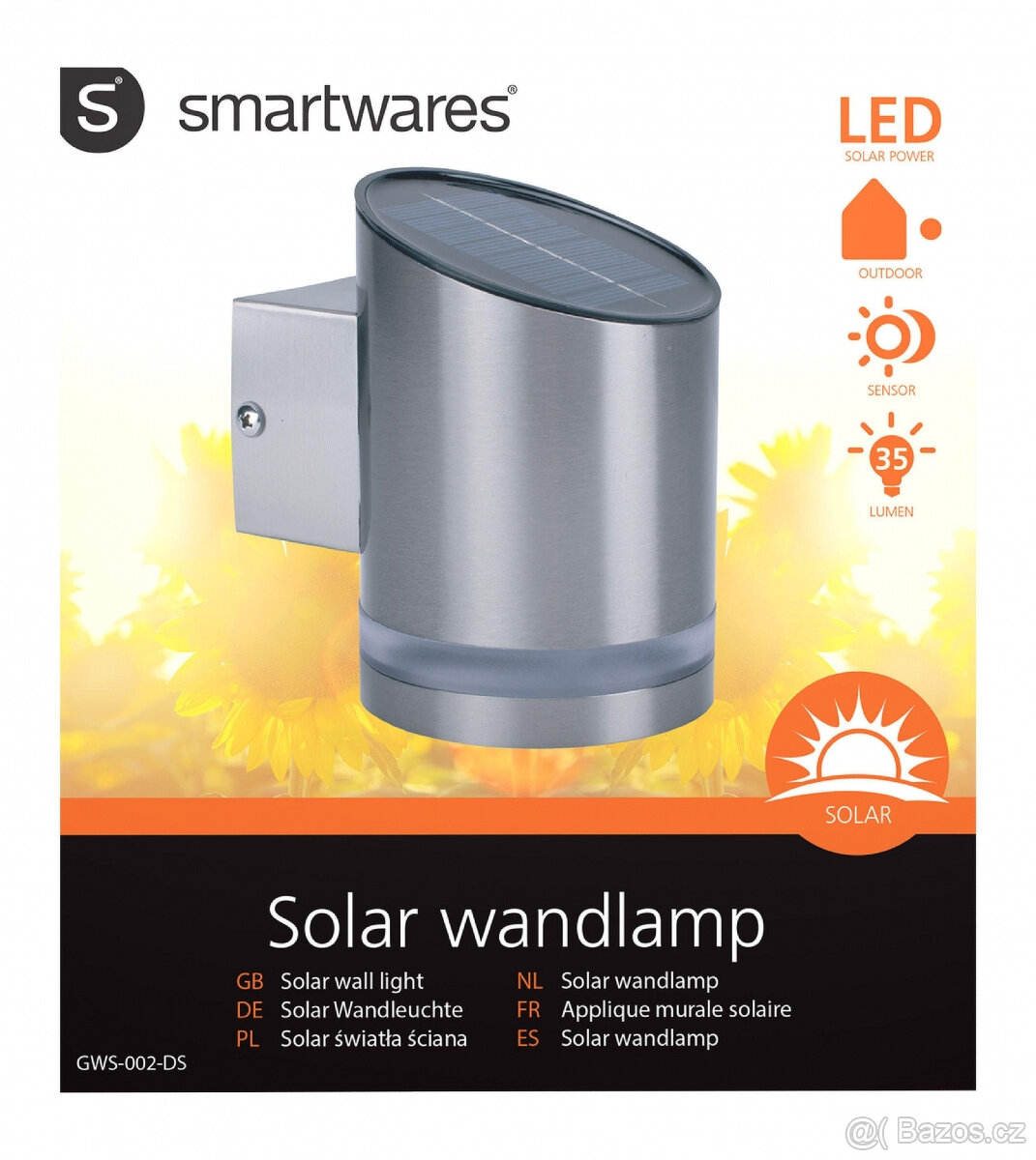 Prodám Solární Nástěnné Svítidlo LED - 5
