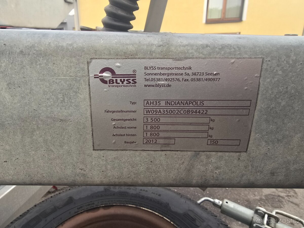 Podvalník vozik autoprepravnik na dvě auta prives dvouplato - 5