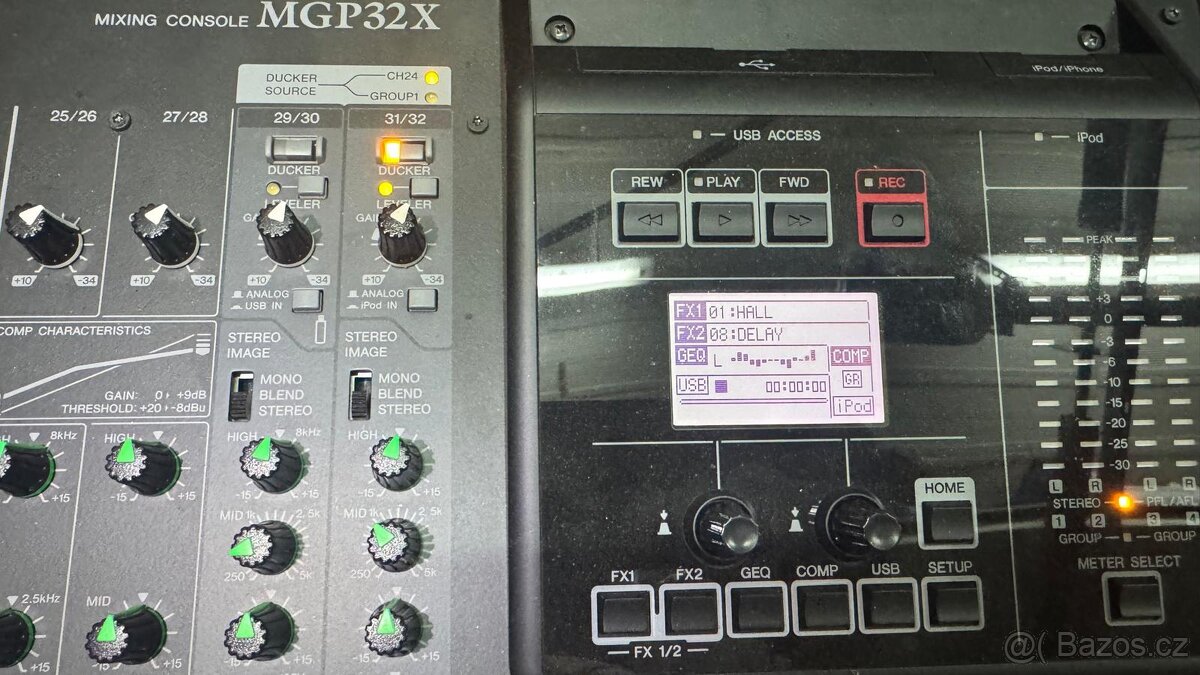 Mix.pult Yamaha MGP32X+Case Yamaha+lampička - 5