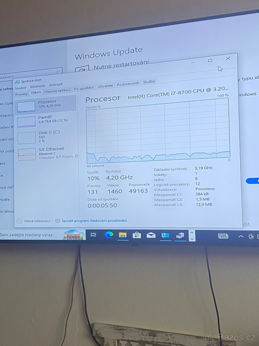 Stolní PC Core i7-8700/SDD/20GB DDR4 Výkony - 5