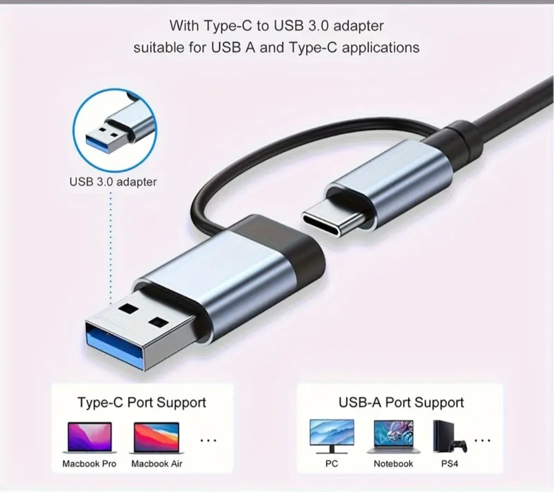 USB-C/USB hub s SD,microSD, USB 3.0&USB 2.0,Jack - 5