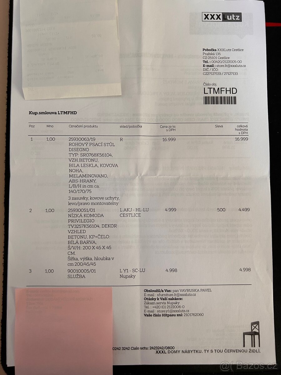 Pracovní stůl – super stav - 5