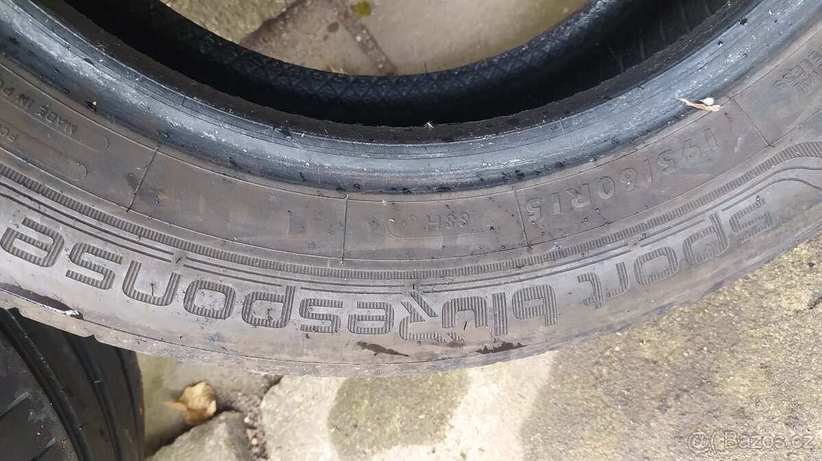 Letní pneu 195/60/15 Dunlop - 5