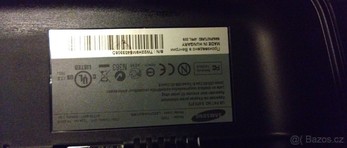 LCD monitor Samsung SyncMaster T220 - 5