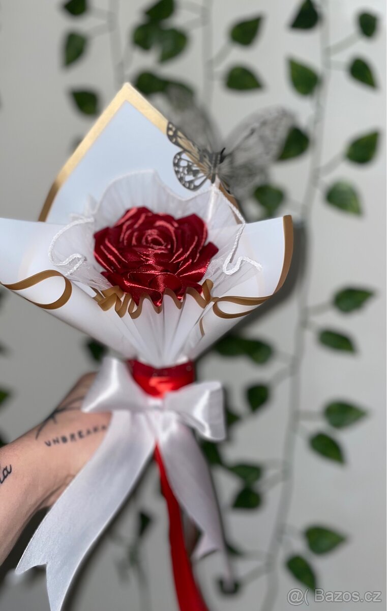 Růže ze stuh…🌹❤️ - 5