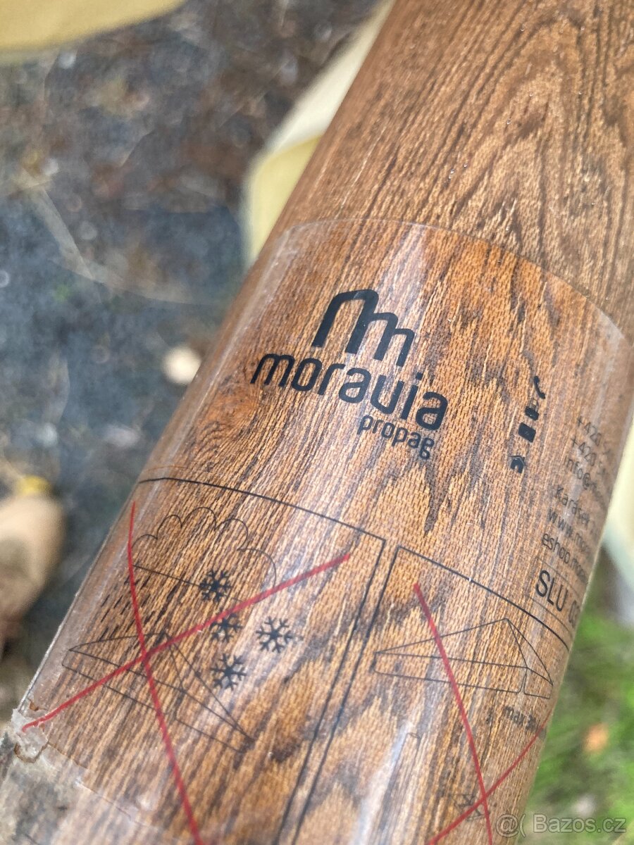 Hospodský slunečník Moravia 3x3 m - dřevěný - 5