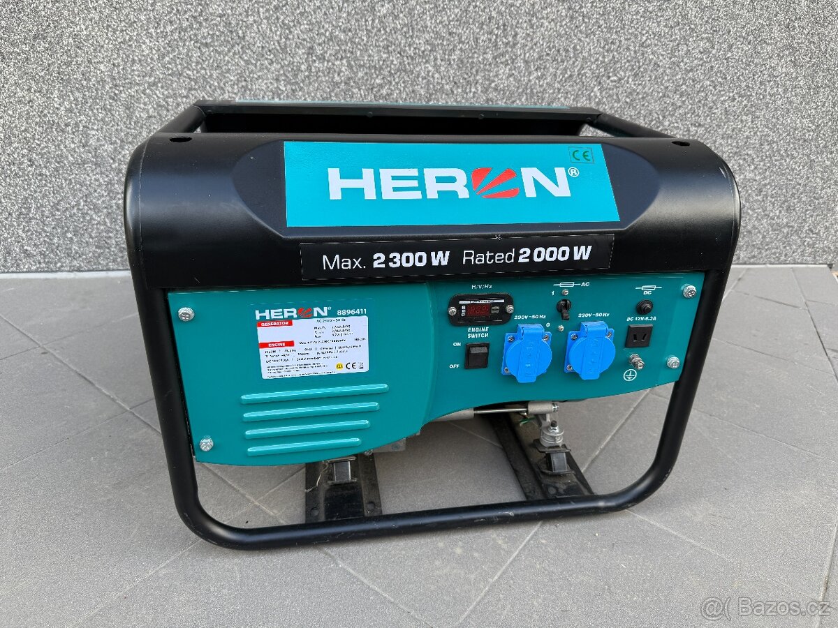 Elektrocentrála HERON 2300W - stav nový - 5