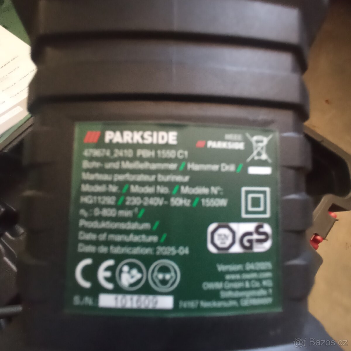 Vrtací a sekací kladivo - 5