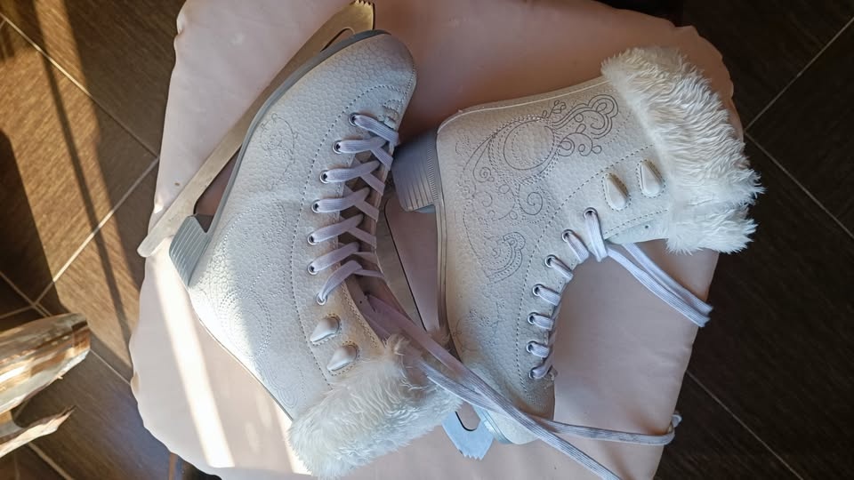 Dámské brusle Oxelo s kožíškem - 5