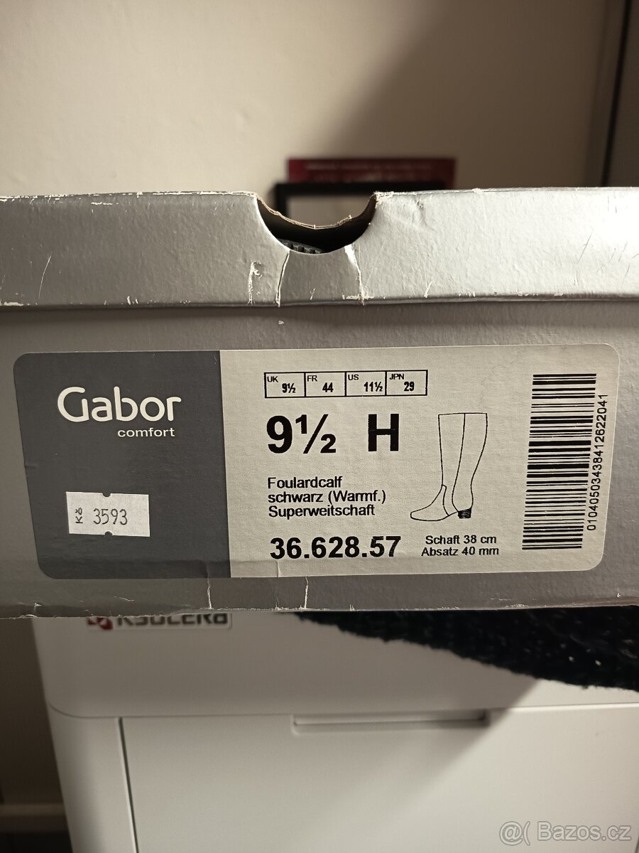 Kožené kozačky Gabor 44 - 5