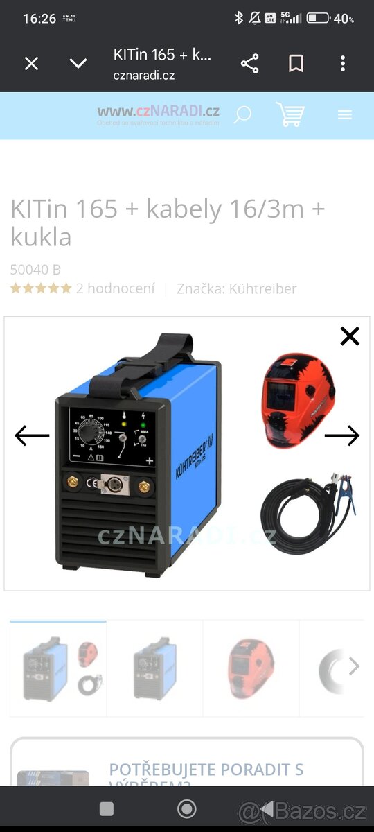 Prodám svářečka 230V kühtreibert - 5