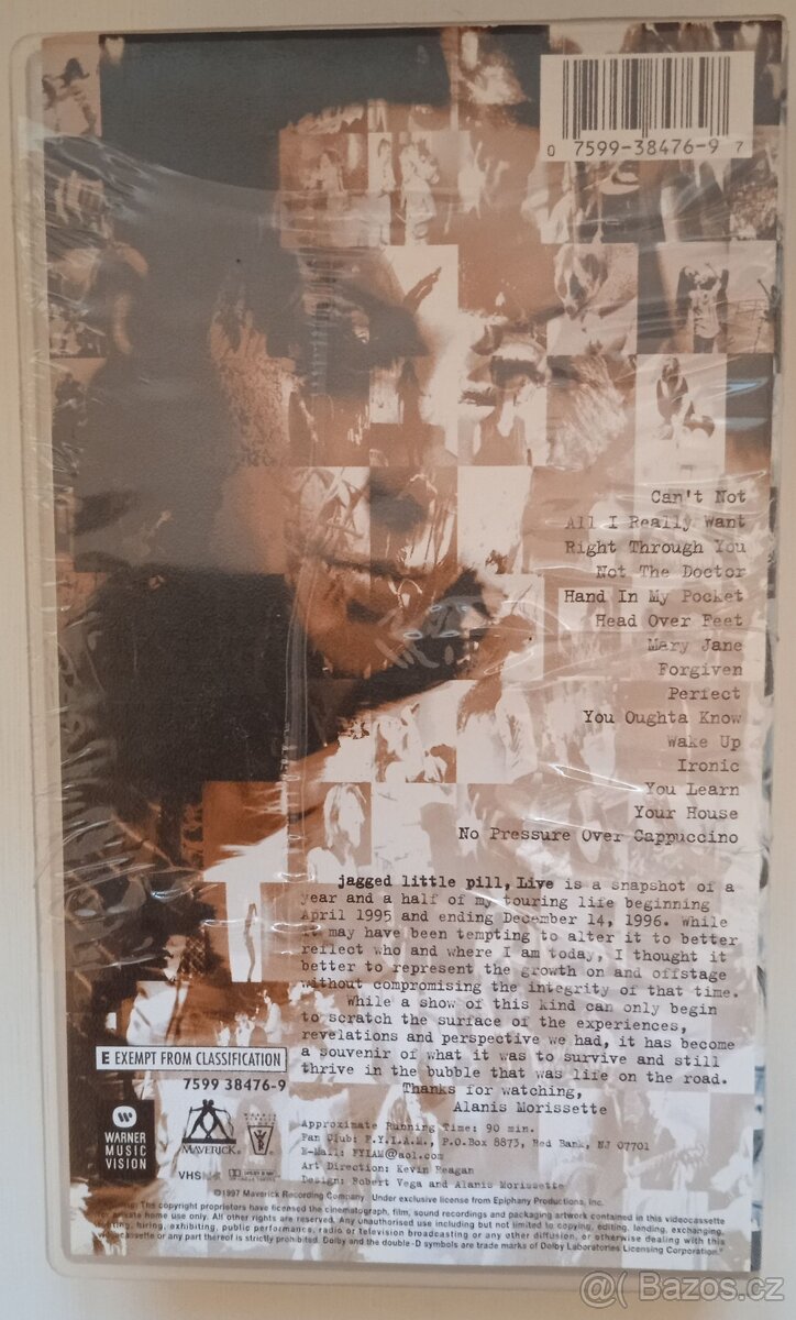 VHS ALANIS MORISSETTE + CD - 5