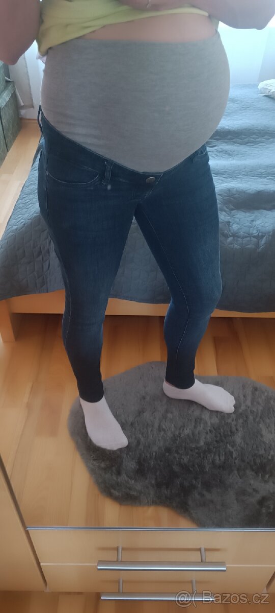 Set 2 kusů těhotenských kalhot - 5
